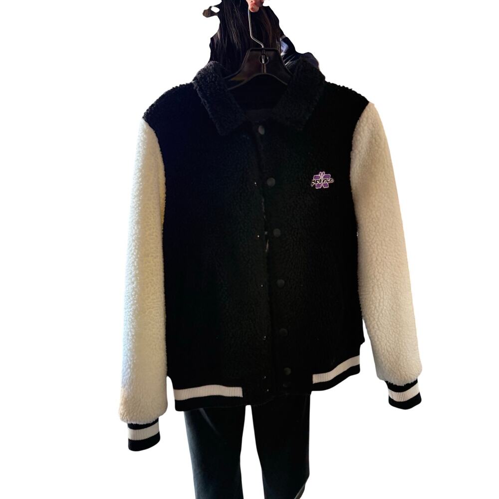 Butterfly Sherpa Varsity Jacket